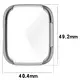Etui z osłoną ekranu Bizon Case Watch Felipe do Xiaomi Redmi Watch 3 Active srebrne