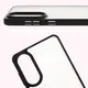 Etui Bizon Case Angelo do Samsung Galaxy S25 Edge przydymione z czarną ramką