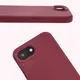 Silikonowe etui Bizon Soft Case do Apple iPhone 16e ciemnofioletowe