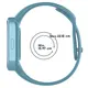Pasek Bizon Strap Watch Dots do Xiaomi Redmi Watch 3 Active błękitny
