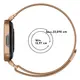 Etui z paskiem Bizon Strap + Case Watch Chain do Xiaomi Redmi Watch 3 Active różowozłote