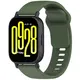 Silikonowy pasek Bizon Strap Watch Silicone do Xiaomi Redmi Watch 5 Lite / 5 Active ciemnozielony