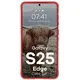 Pancerne etui Bizon Case Tur do Samsung Galaxy S25 Edge czerwone