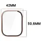 Etui ze szkłem do zegarka Bizon Case+Glass Watch do Xiaomi Redmi Watch 5 Lite różowe