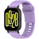 Silikonowy pasek Bizon Strap Watch Silicone do Xiaomi Redmi Watch 5 Lite / 5 Active fioletowy