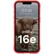 Pancerne etui Bizon Case Tur do Apple iPhone 16e czerwone