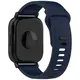 Silikonowy pasek Bizon Strap Watch Silicone do Xiaomi Redmi Watch 5 Lite / 5 Active granatowy