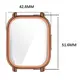Etui z osłoną ekranu Bizon Case Watch Felipe do Xiaomi Redmi Watch 5 Active różowozłote