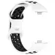 Pasek Bizon Strap Watch Octo do Redmi Watch 4 / Xiaomi Smart Band 9 Pro / 8 Pro biało-czarny