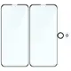 2x szkło na ekran + 1x szkło na aparat Bizon Edge 2 Pack do Apple iPhone 16e