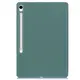 Etui z klapką Bizon Case Tab Lizard do Samsung Galaxy Tab S10 FE+ Plus ciemnozielone