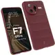 Pancerne etui Bizon Case Tur do Xiaomi Poco F7 Ultra burgundowe