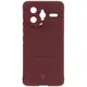 Pancerne etui Bizon Case Tur do Xiaomi Poco F7 Ultra burgundowe