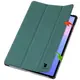 Etui z klapką Bizon Case Tab Croc do Samsung Galaxy Tab S10 FE+ Plus ciemnozielone