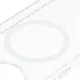 Etui z pierścieniem magnetycznym Bizon Case CrystalO do Xiaomi POCO F7 Ultra przezroczyste