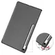 Etui z klapką Bizon Case Tab Croc do Samsung Galaxy Tab S10 FE+ Plus szare