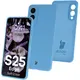 Silikonowe etui Bizon Soft Case do Samsung Galaxy S25 Edge niebieskie