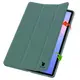 Etui z klapką Bizon Case Tab Lizard do Samsung Galaxy Tab S10 FE+ Plus ciemnozielone
