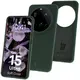 Silikonowe etui Bizon Soft Case do Xiaomi 15 Ultra ciemnozielone