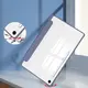 Etui z klapką Bizon Case Tab Clear Matt do Samsung Galaxy Tab S10 FE+ Plus lawendowe