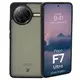 Etui Bizon Case Angelo do Xiaomi Poco F7 Ultra przydymione z czarną ramką