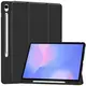Etui z klapką Bizon Case Tab Lizard do Samsung Galaxy Tab S10 FE+ Plus czarne
