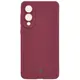 Silikonowe etui Bizon Soft Case do Samsung Galaxy S25 Edge ciemnofioletowe
