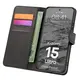Etui z klapką Bizon Case Pocket do Xiaomi 15 Ultra czarne