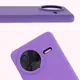 Silikonowe etui Bizon Soft Case do Xiaomi POCO F7 Ultra fioletowe