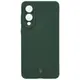Silikonowe etui Bizon Soft Case do Samsung Galaxy S25 Edge ciemnozielone