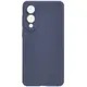 Silikonowe etui Bizon Soft Case do Samsung Galaxy S25 Edge ciemnoniebieskie