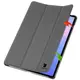 Etui z klapką Bizon Case Tab Croc do Samsung Galaxy Tab S10 FE+ Plus szare