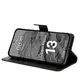 Etui z klapką Bizon Case Pocket do Oppo Reno13 czarne