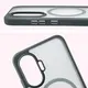 Etui z pierścieniem magnetycznym Bizon Case MatteO do Xiaomi POCO F7 przydymione-szare