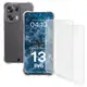 Etui + 2x folia na ekran Bizon Case Clear Pack do Oppo Reno13 Pro