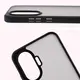 Etui Bizon Case Angelo do Xiaomi POCO F7 przydymione z czarną ramką
