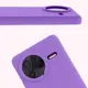 Silikonowe etui Bizon Soft Case do Xiaomi POCO F7 Pro fioletowe