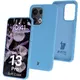 Silikonowe etui Bizon Soft Case do Oppo Reno13 Pro niebieskie