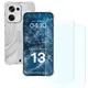Etui + 2x szkło na ekran Bizon Case Clear Pack do Oppo Reno13