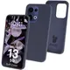 Silikonowe etui Bizon Soft Case do Oppo Reno13 ciemnoniebieskie