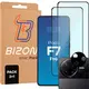 2x szkło na ekran + 1x na aparat Bizon Edge 2 Pack do Xiaomi Poco F7 Pro