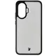 Etui Bizon Case Angelo do Xiaomi POCO F7 przydymione z czarną ramką