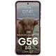 Pancerne etui Bizon Case Tur do Motorola Moto G56 5G burgundowe