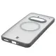Etui z pierścieniem magnetycznym Bizon Case MatteO do Nothing Phone (3a) przydymione-szare