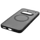 Etui z pierścieniem magnetycznym Bizon Case MatteO do Nothing Phone (3a) przydymione-czarne