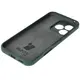 Silikonowe etui Bizon Soft Case do Honor 400 Lite 5G ciemnozielone