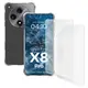 Etui + 2x folia na ekran Bizon Case Clear Pack do Oppo Find X8 Pro