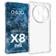 Etui + 2x folia na ekran Bizon Case Clear Pack do Oppo Find X8 Pro