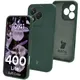 Silikonowe etui Bizon Soft Case do Honor 400 Lite 5G ciemnozielone
