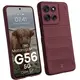 Pancerne etui Bizon Case Tur do Motorola Moto G56 5G burgundowe